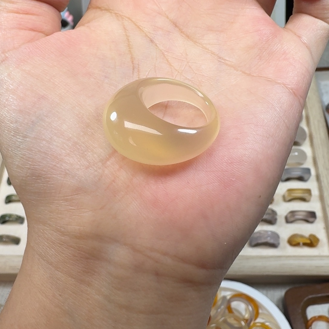 未镶嵌戒指玛瑙/玉髓856港16