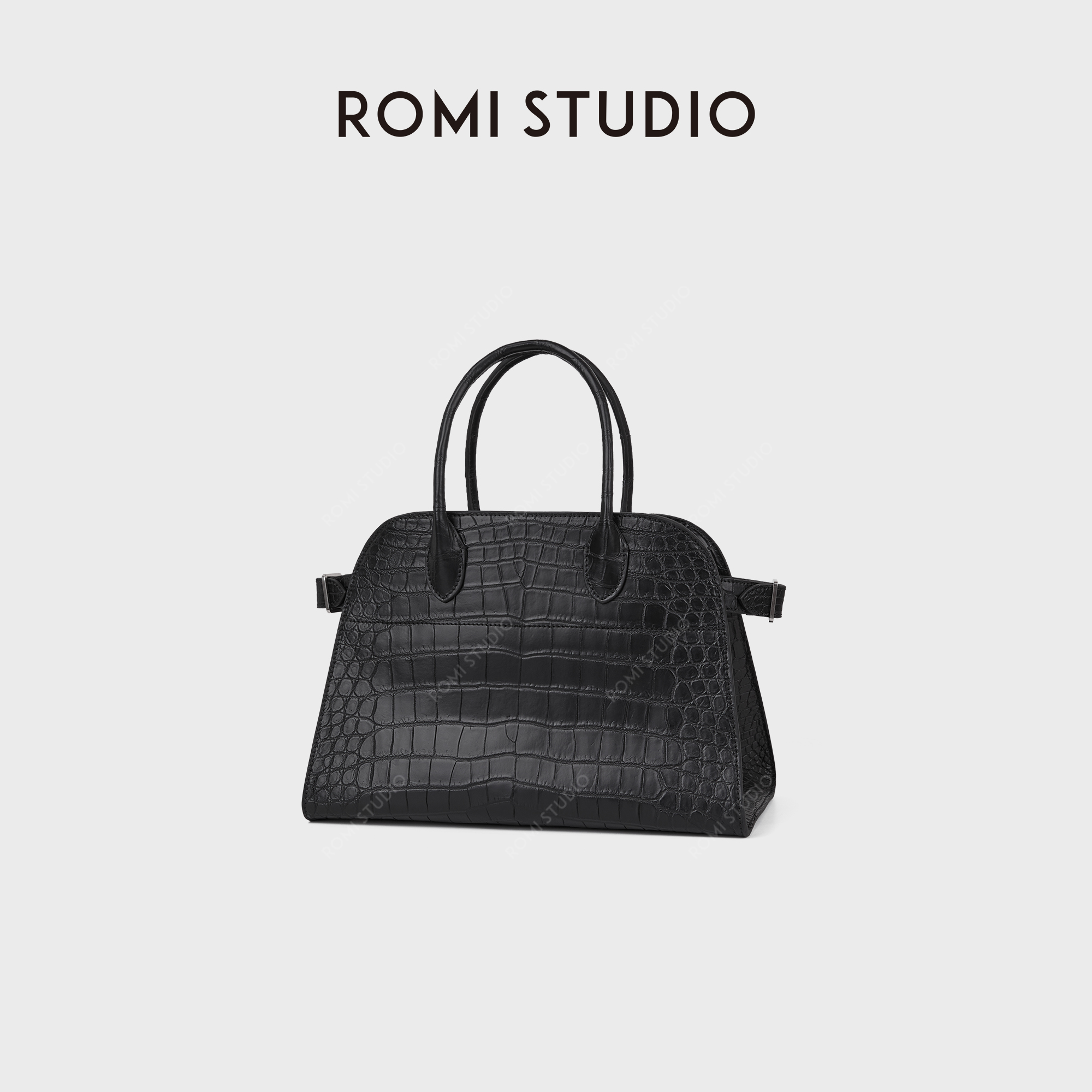 ROMI STUDIO 首饰袋 进口鳄鱼皮哑光皮纹托特手提包 RWCLP37065