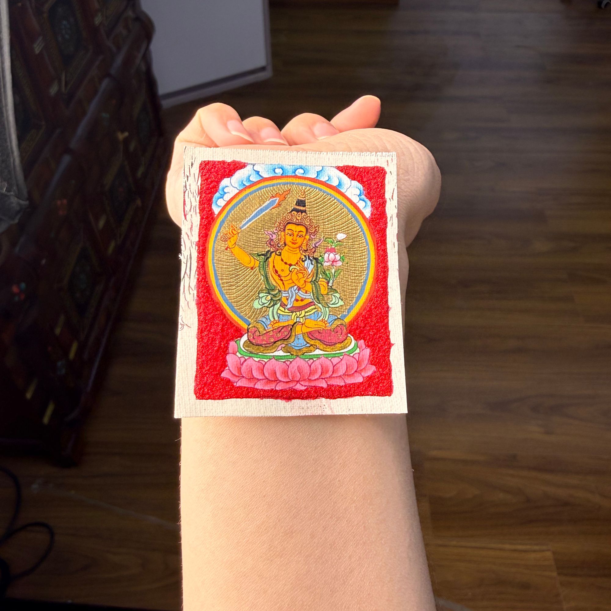 文殊唐卡（拉萨直发）