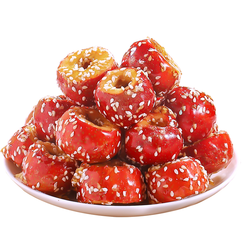 冻干冰糖葫芦空心山楂球小零食新鲜山楂果制品独立包装无核蜜饯灌