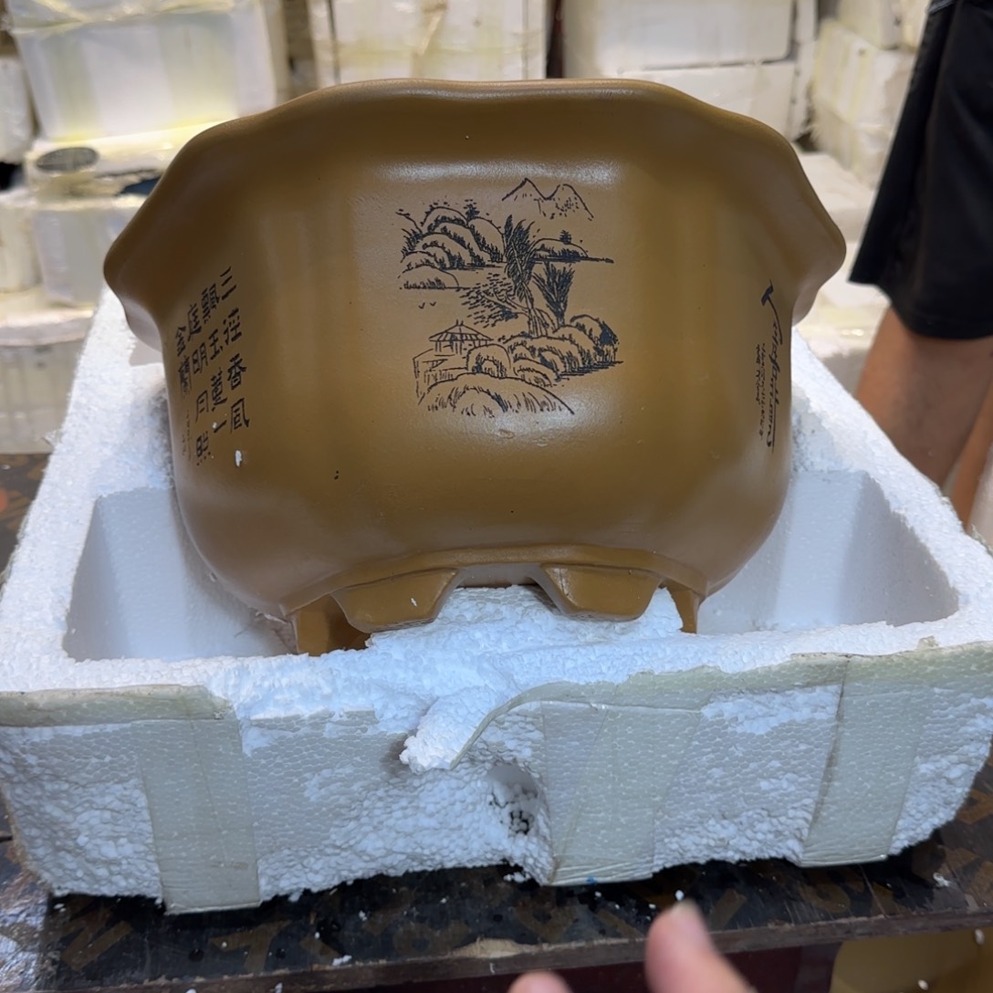 紫砂花盆口径27.15口径