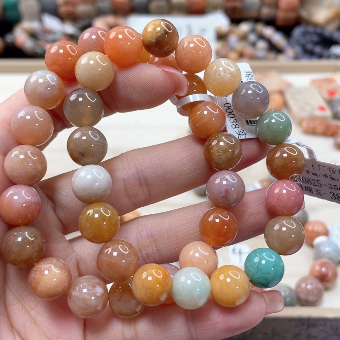 未镶嵌手链硅化珊瑚（珊瑚玉）月*儿539