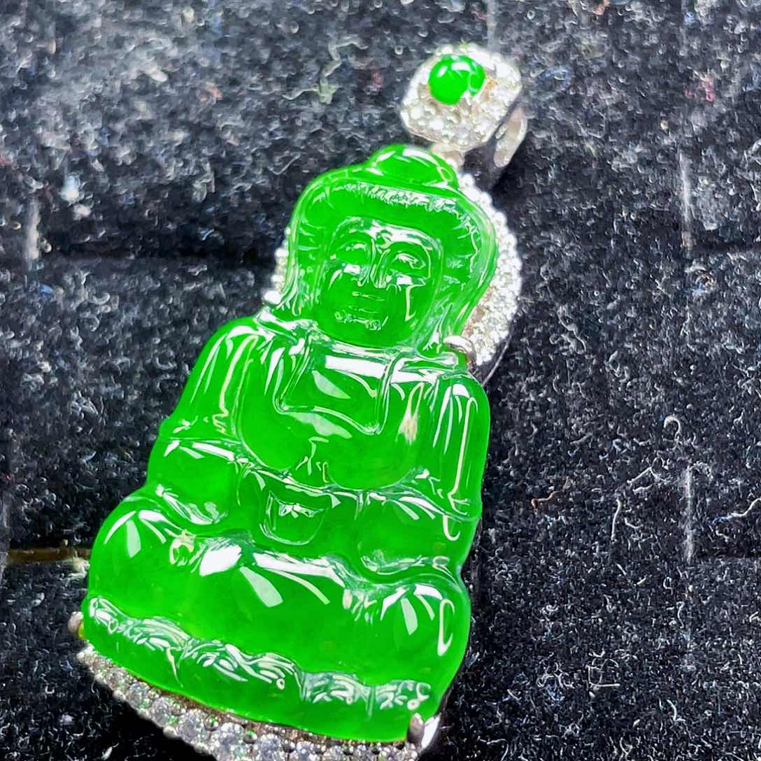 翡翠未镶嵌吊坠(不含链)15