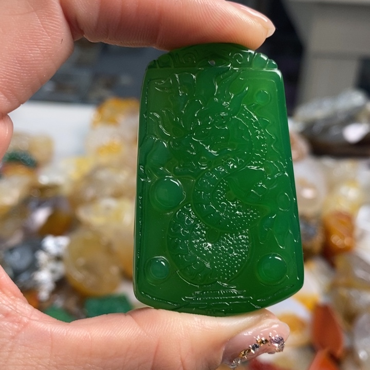 玛瑙/玉髓吊坠(不含链)未镶嵌