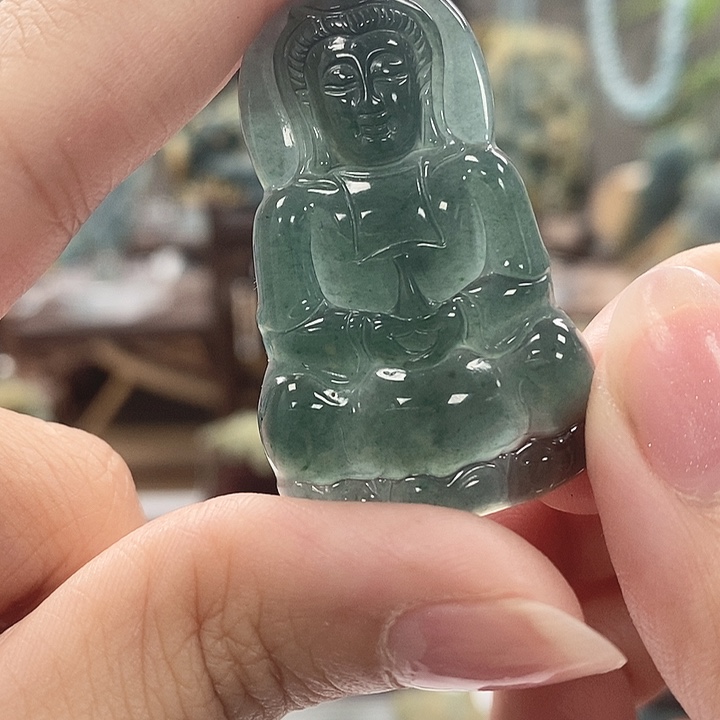 颈饰未镶嵌翡翠天然翡翠