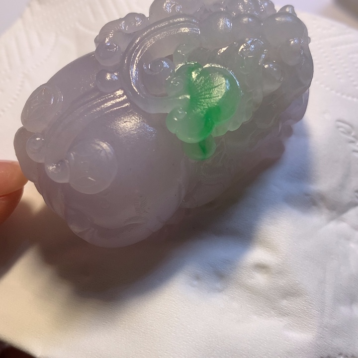 翡翠颈饰未镶嵌天然翡翠貔