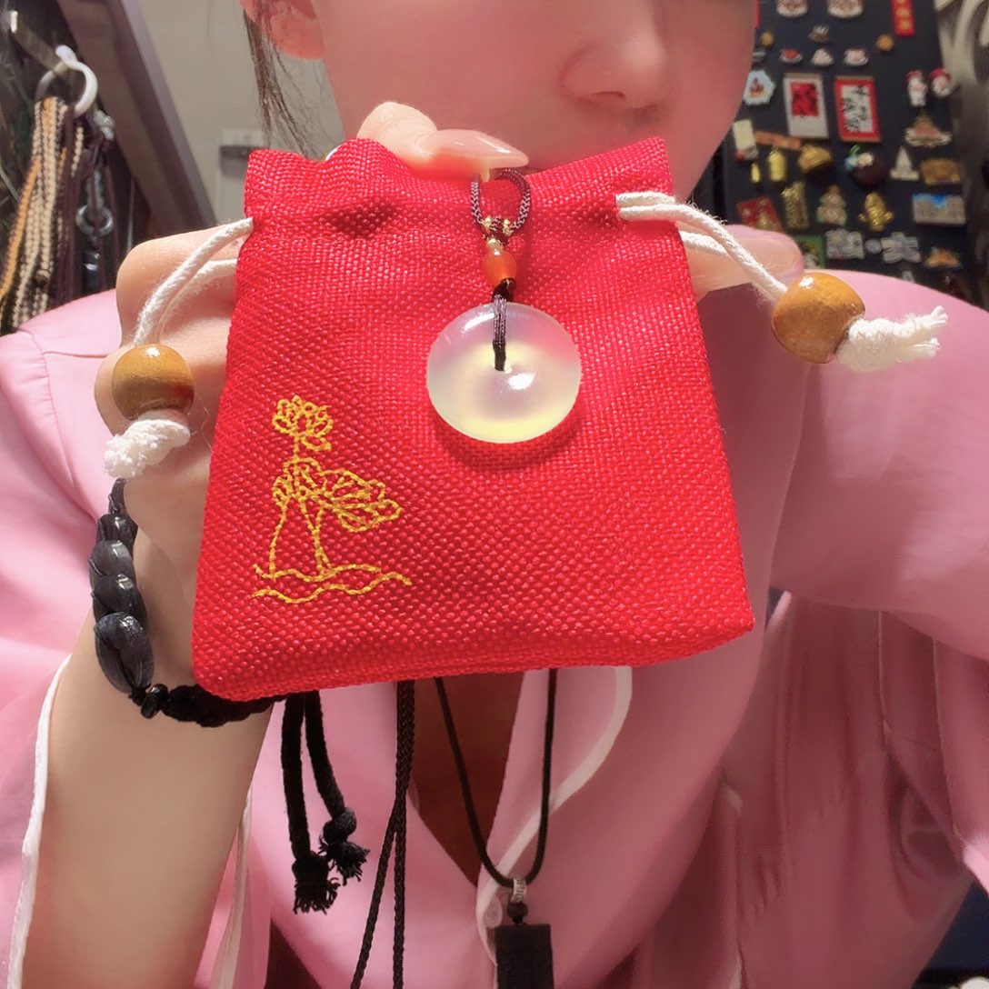 岫玉未镶嵌平安扣2.5cm直径