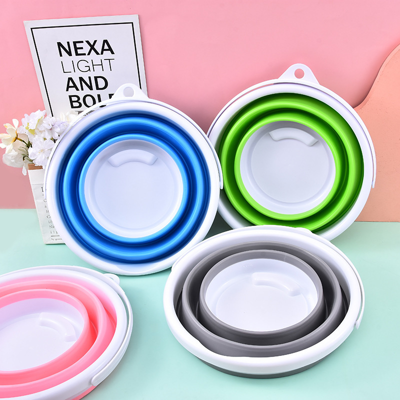 折叠桶水桶家用洗脚泡脚便携式旅行户外钓鱼桶大容量洗车用塑料桶