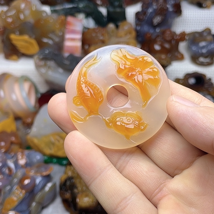 玛瑙/玉髓饰品未镶嵌