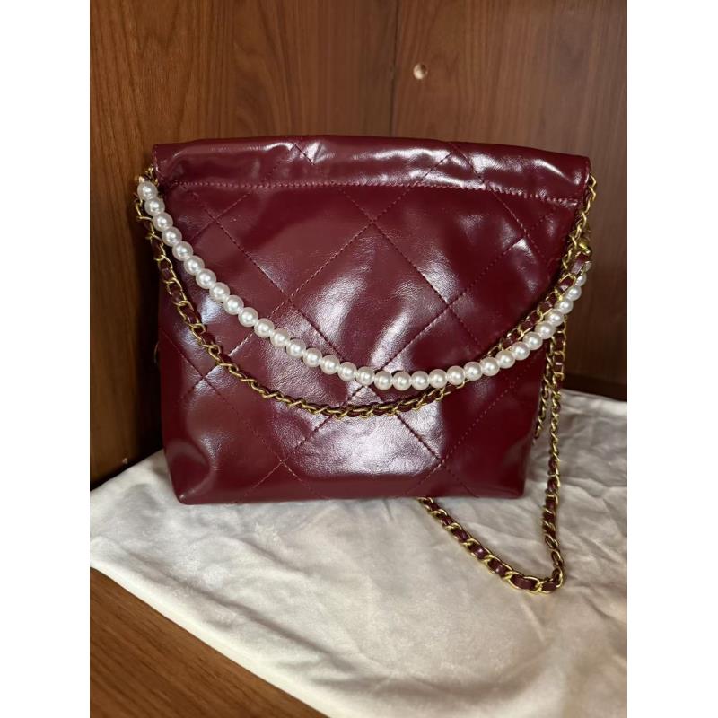 HIRMRIS手工真皮包22-550120-3-迷你垃红色