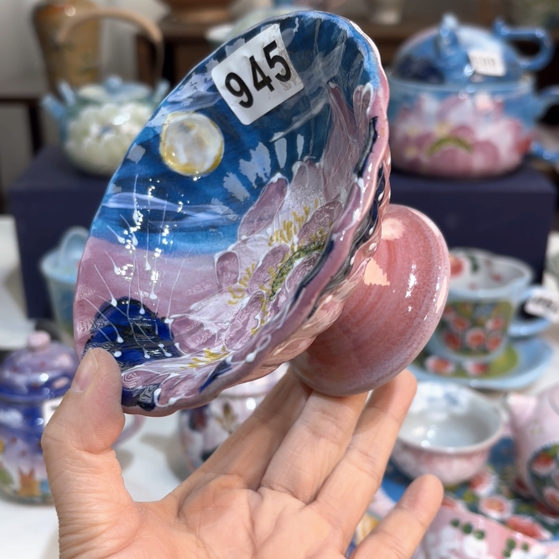 景德镇手绘高温釉下彩陶瓷茶具