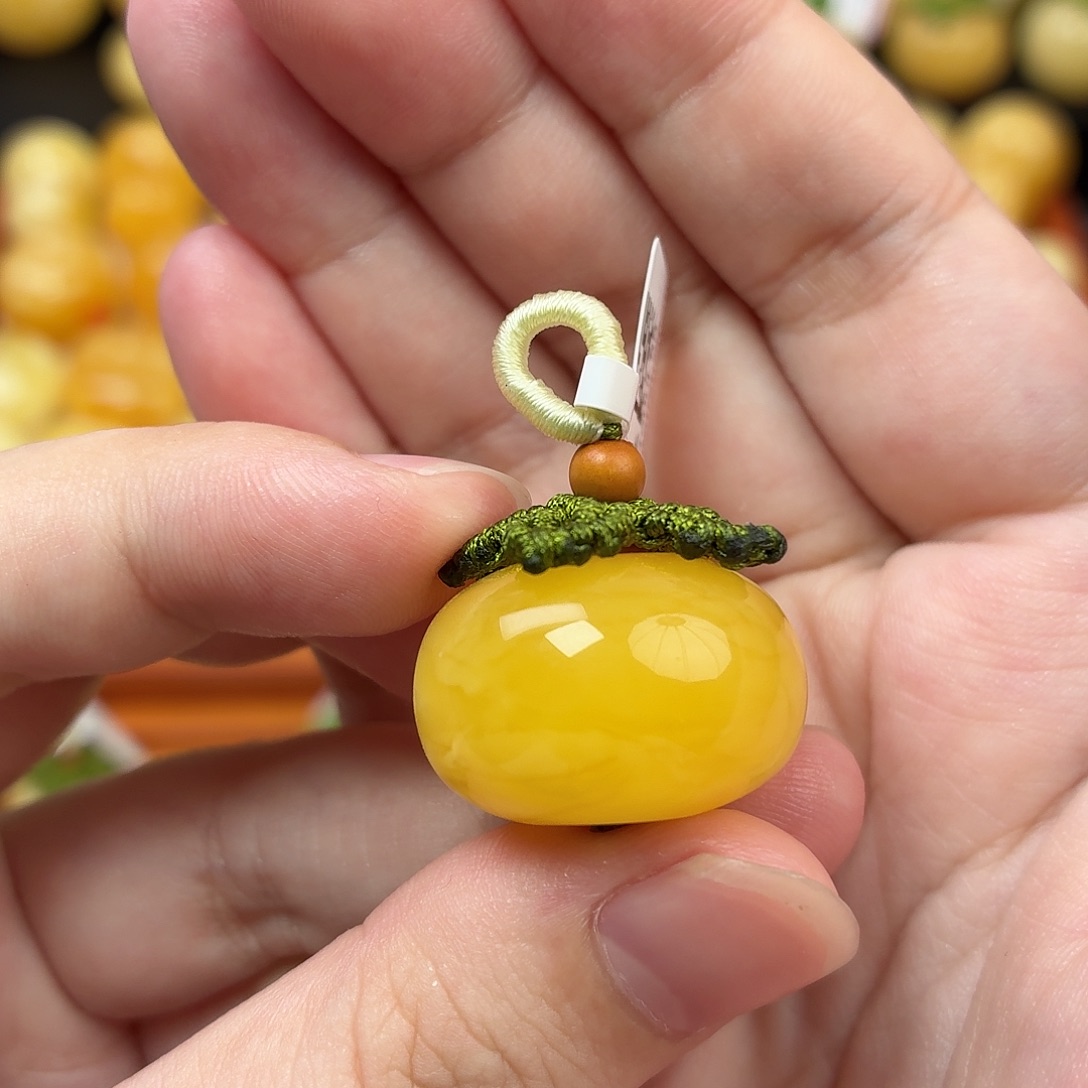 蜜蜡未镶嵌毛衣链蜜蜡