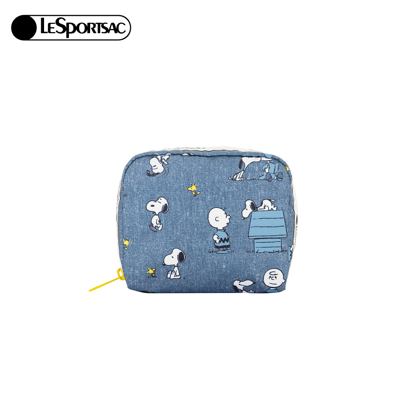 LeSportsac乐播诗新款花生漫画系列可爱史努比卡包零钱收纳手拿包