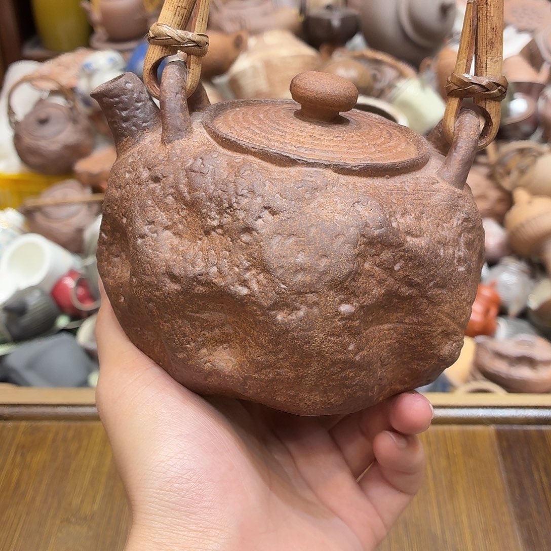 柴烧老岩泥茶器皿