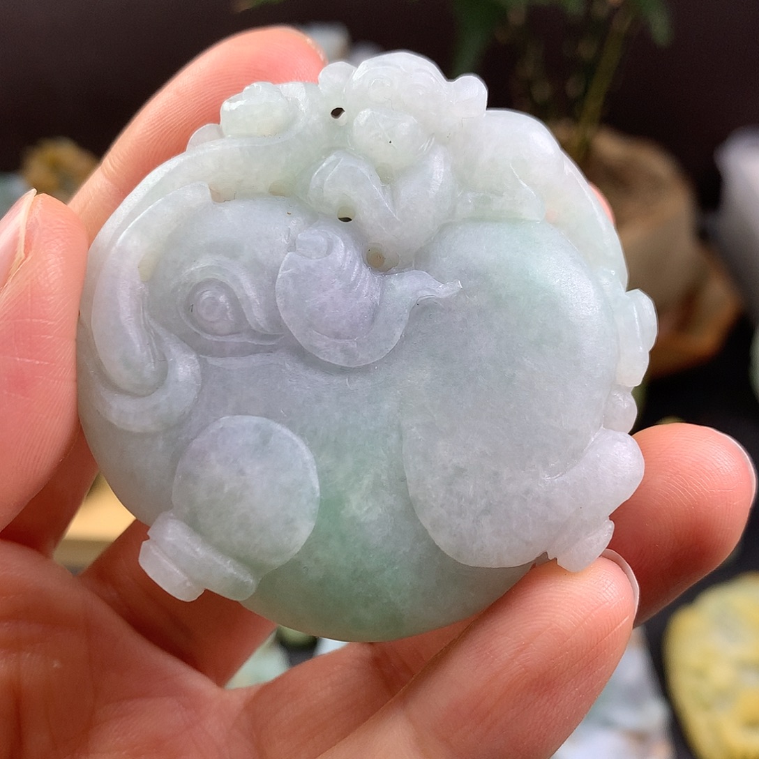 定制翡翠未镶嵌封侯拜相