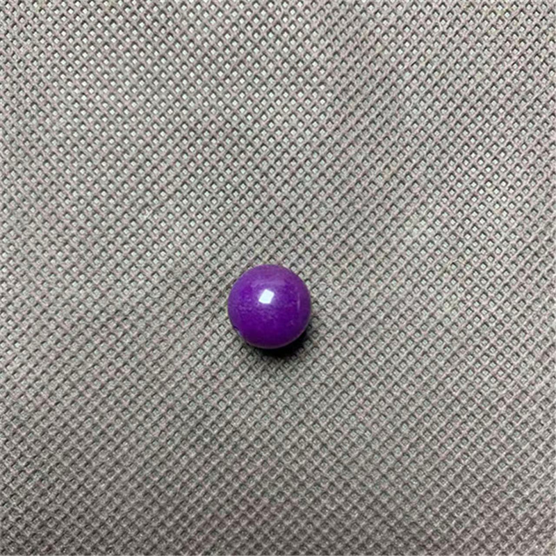 玉化紫凝胶帝王紫圆珠10M单珠S1382多样性发一