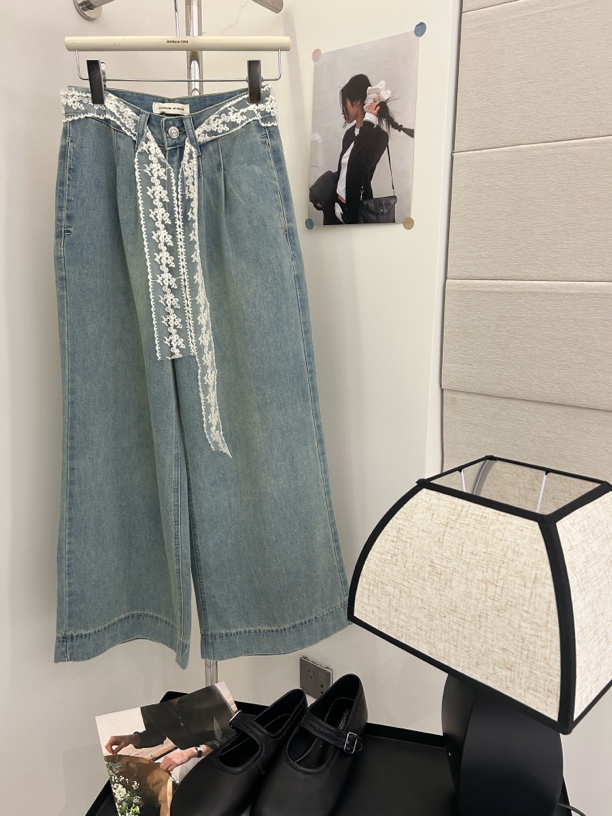 8173女装韩版时尚百搭牛仔裤