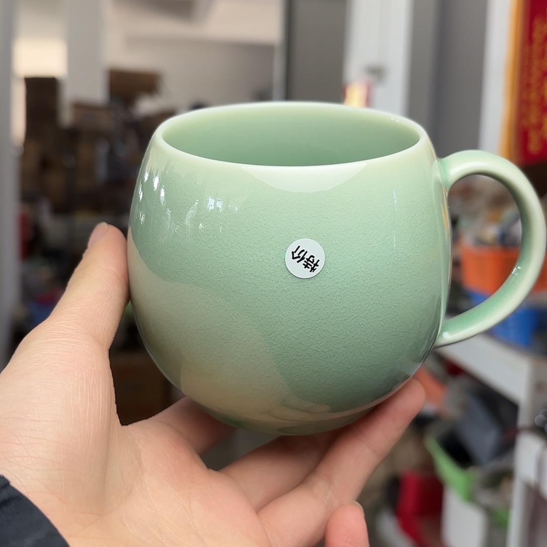 龙泉云间青瓷小米茶器