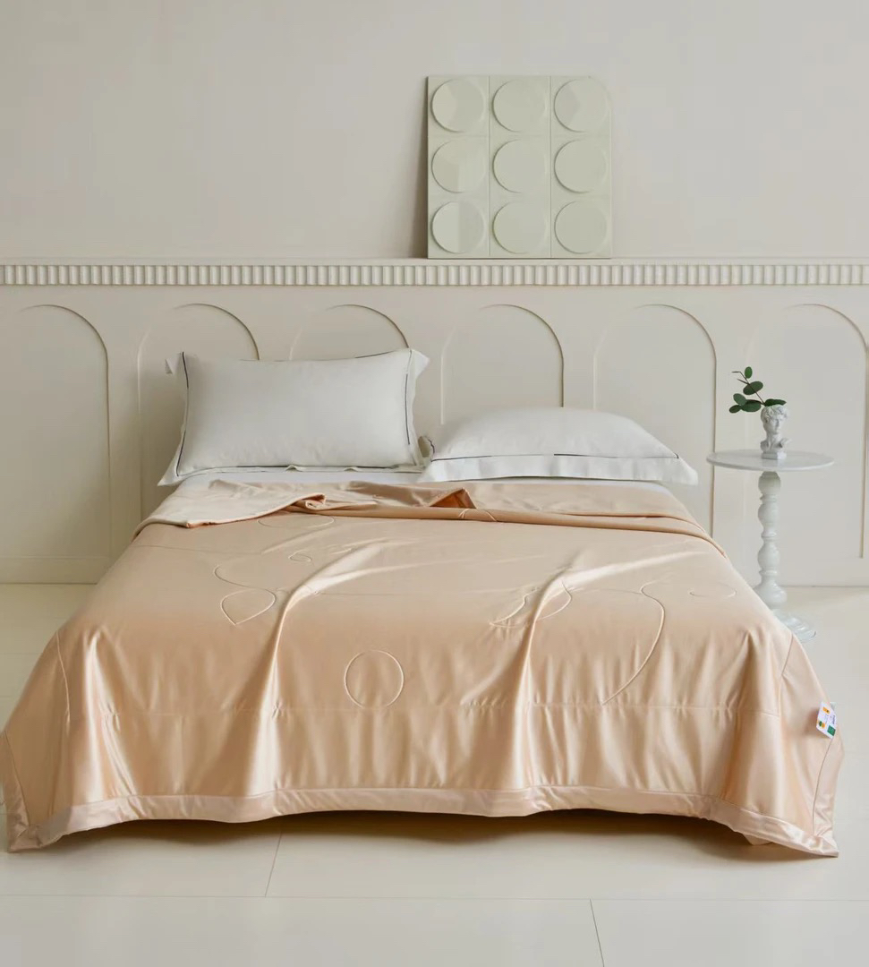 2025款月光硅胶纯色夏被微重力单人150*200～D063