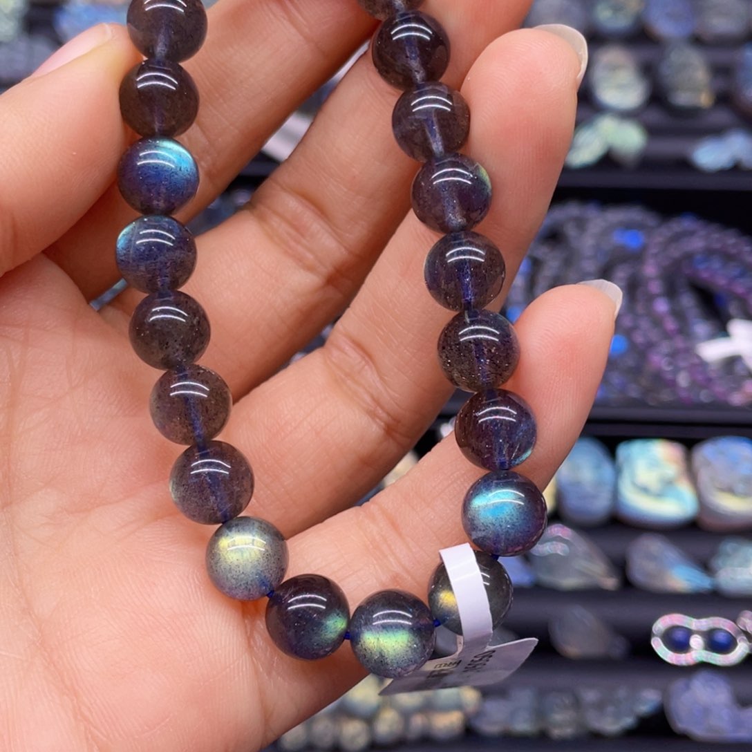 长石手串未镶嵌嘻****）8.5左右