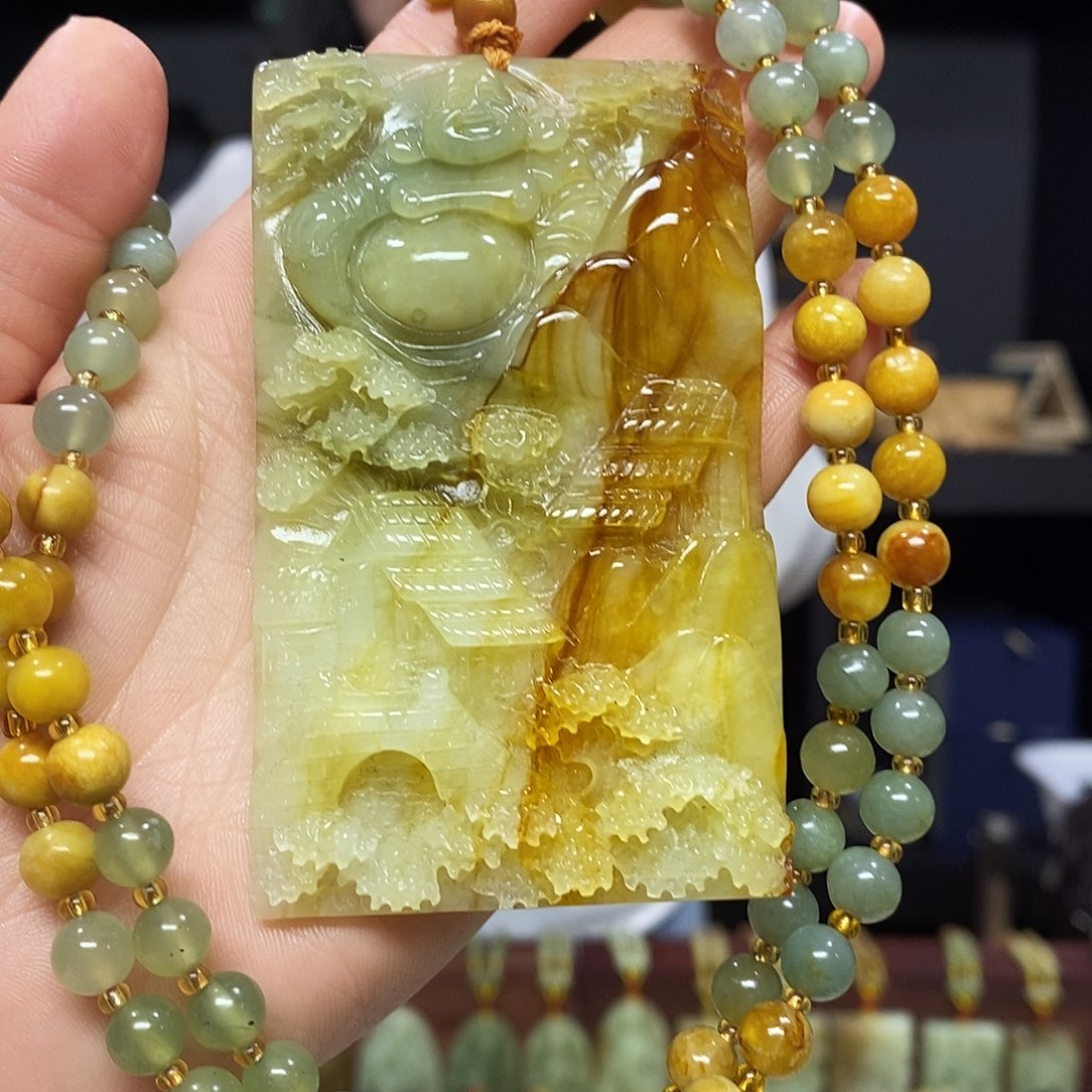 岫玉挂件吊坠未镶嵌