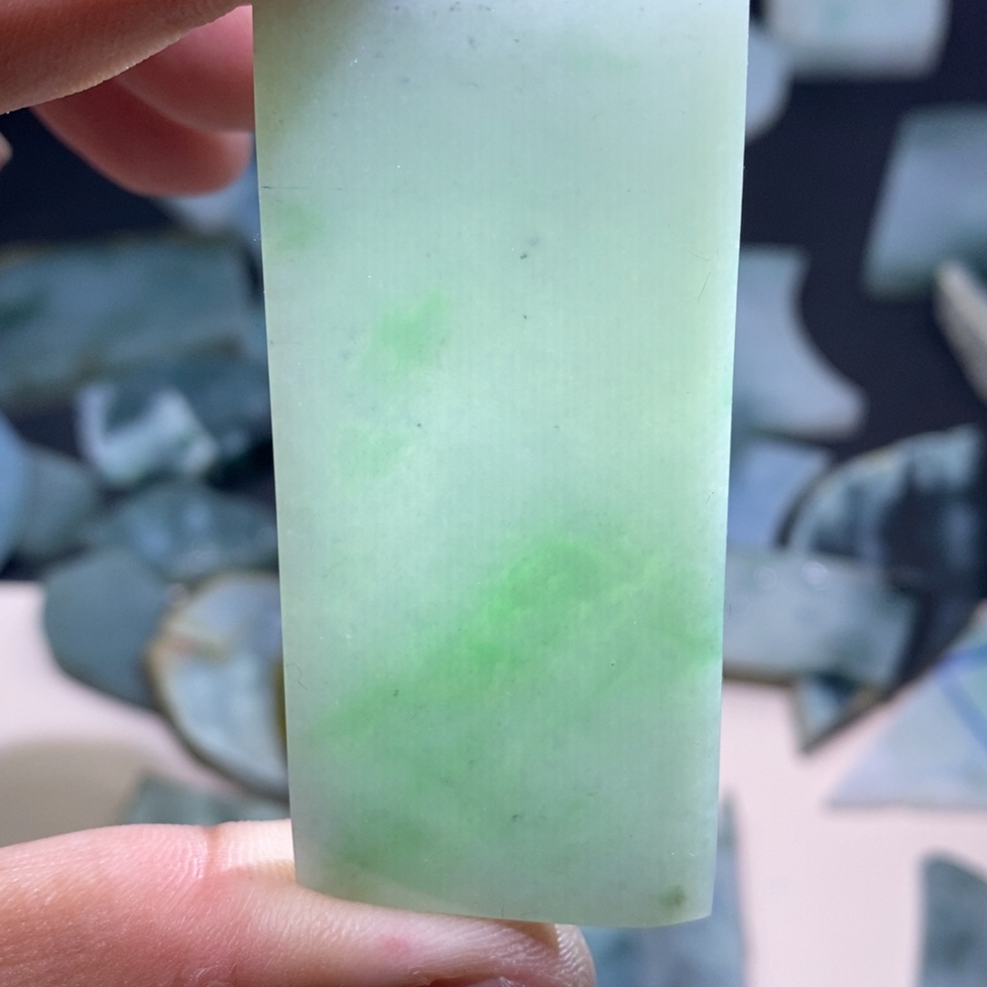 定制翡翠未镶嵌无事牌包工包料