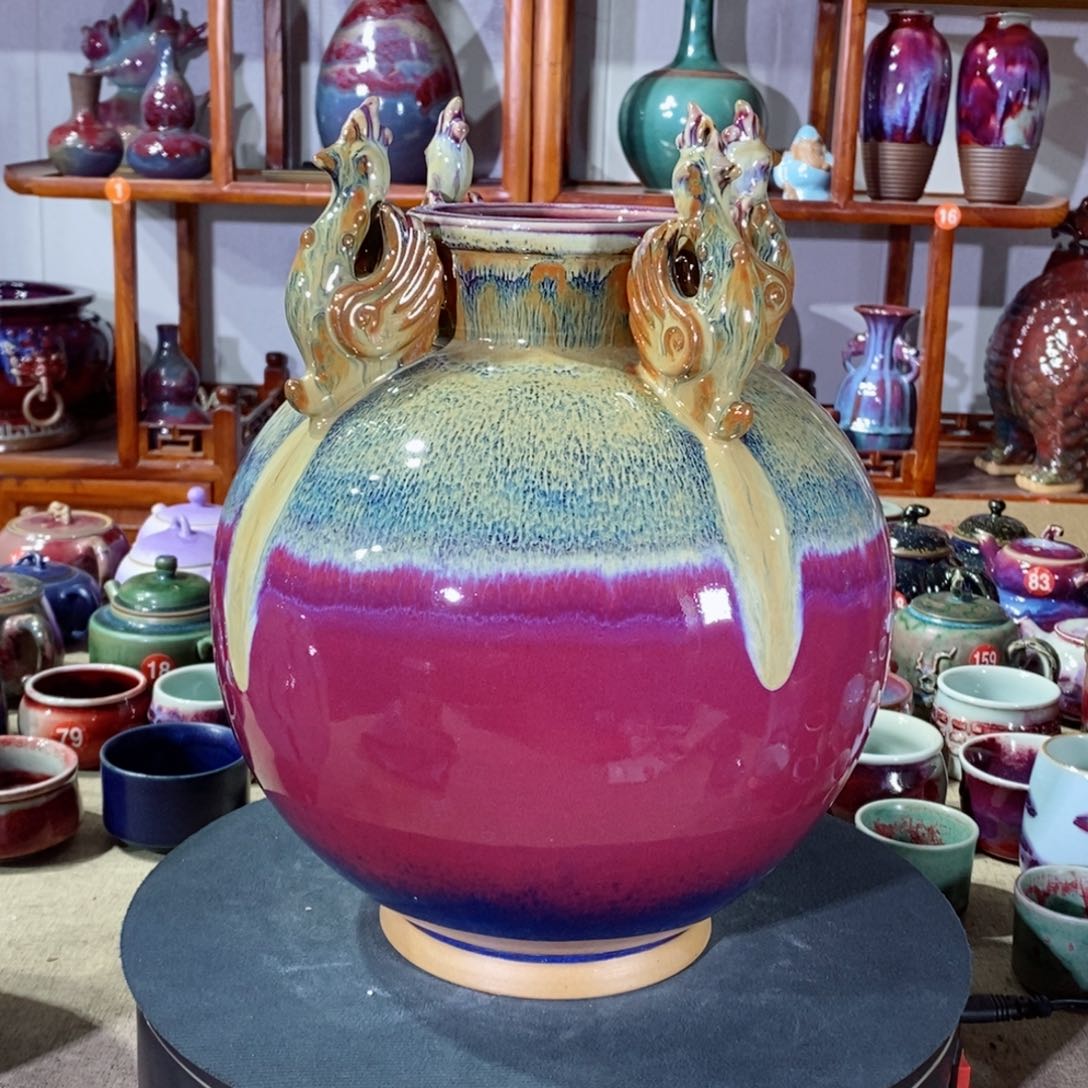 摆件神垕镇原产地钧瓷！