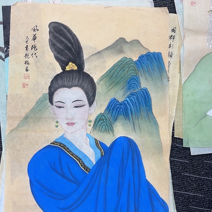 国画国画作品纯手绘