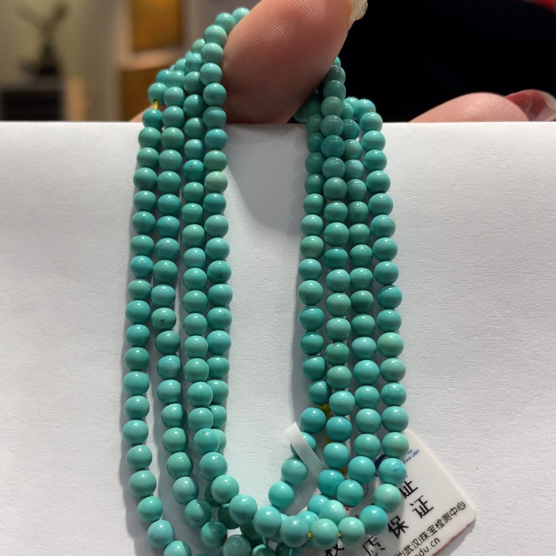 绿松石长链未镶嵌