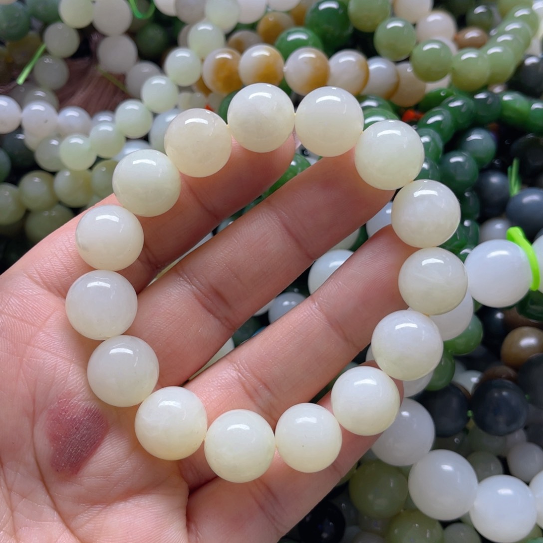 和田玉手链未镶嵌