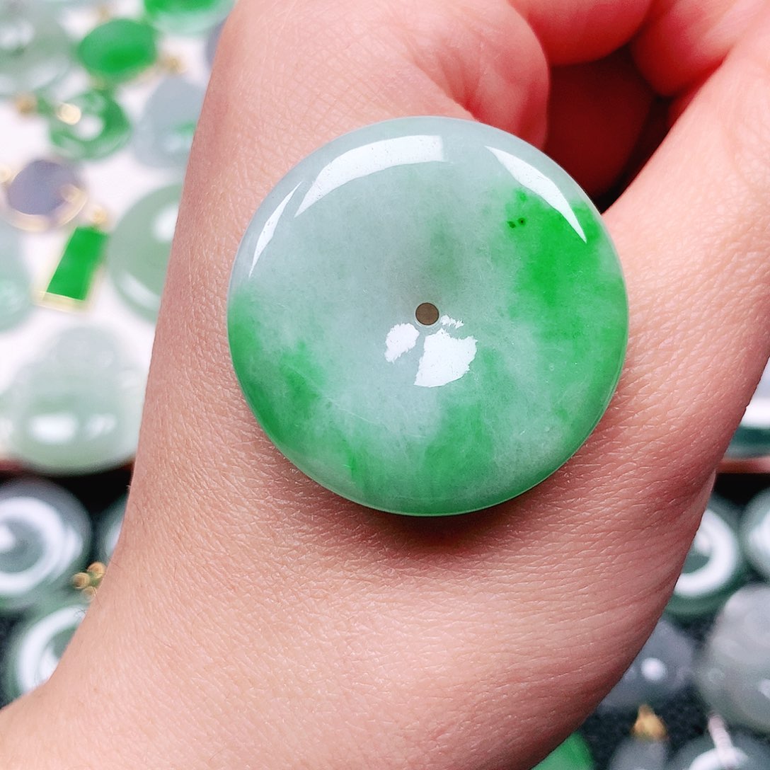 【闪购商品】翡翠未镶嵌吊坠(不含链)平安扣