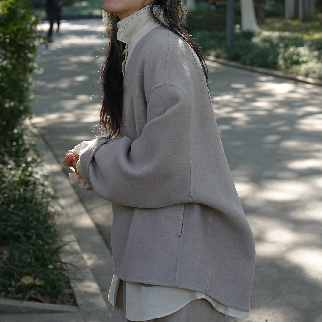 卓立•秦 原版 Q1119外套 隐奢单品 高段位门道于一身