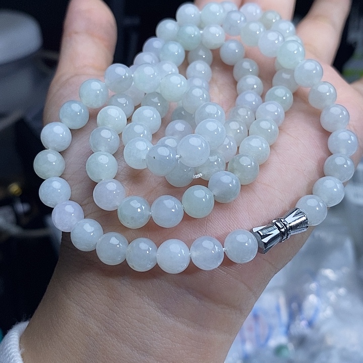未镶嵌手串翡翠天然缅甸A货翡翠手串卡7.1