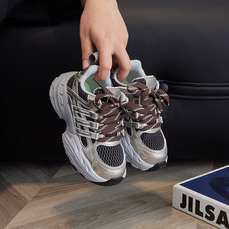 新款秋季厚底户外运动鞋魔术贴男女童儿童跑步鞋百搭休闲鞋轻便潮