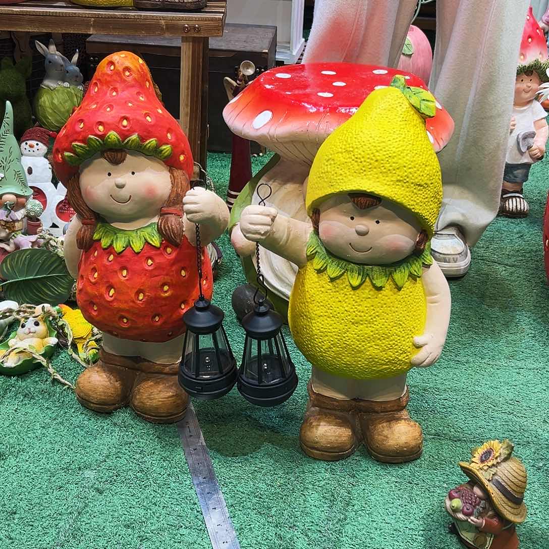花园摆件红红火火