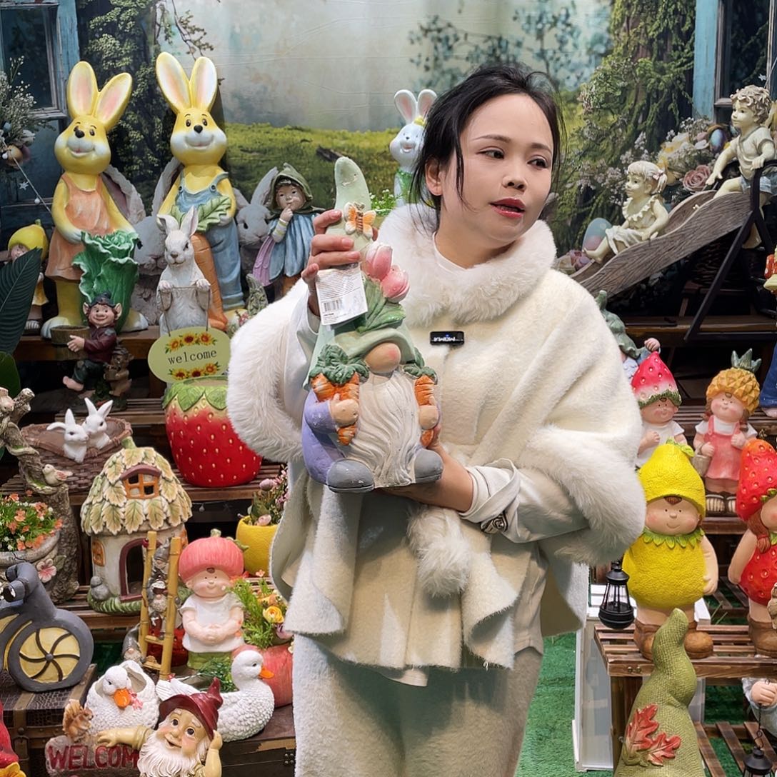 摆件花园摆件红红火火