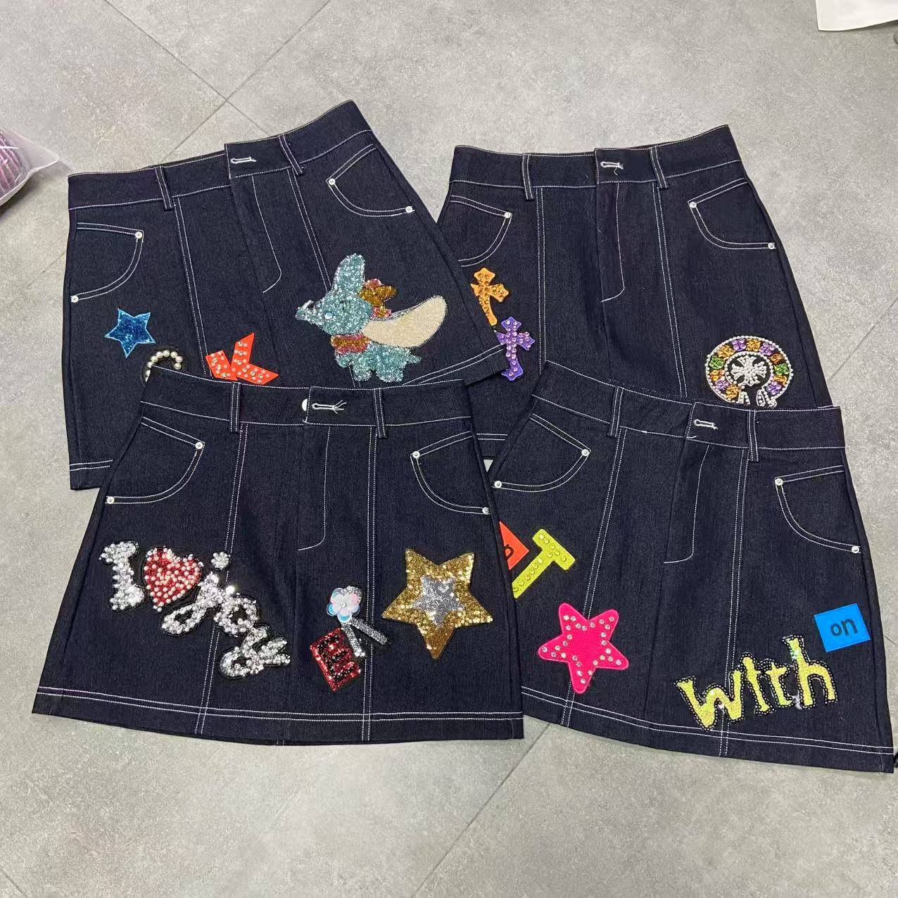 欧货重工百搭简约钉珠短裙类合集 DZ250724