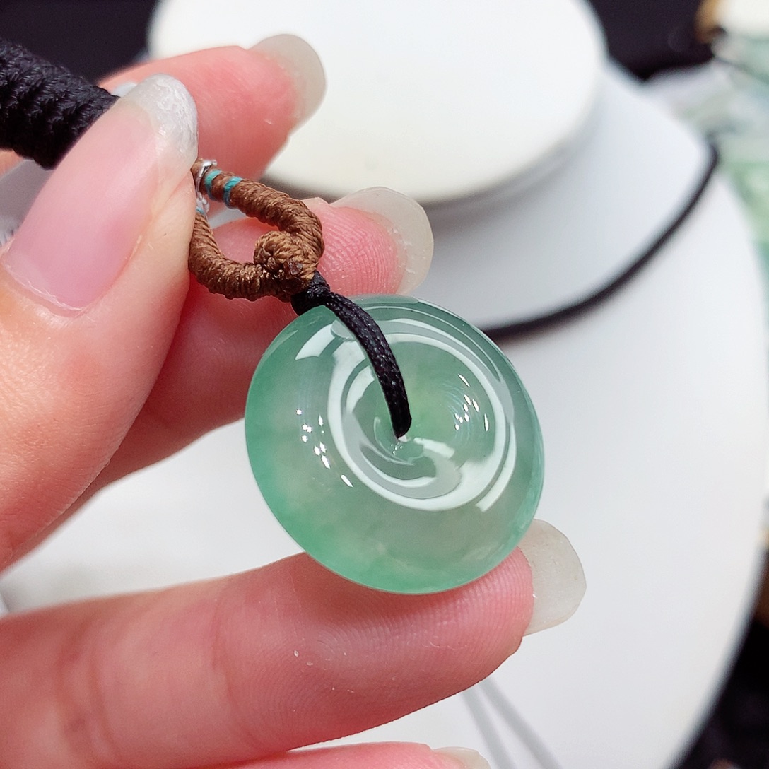 翡翠未镶嵌胸饰翡翠98，20.5/5.7