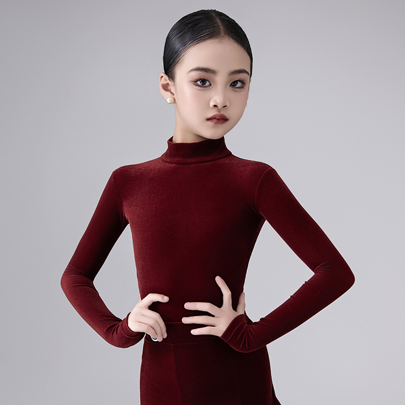 星辰舞服拉丁舞规定赛服高级贵气云感真丝绒高级显气质赛场