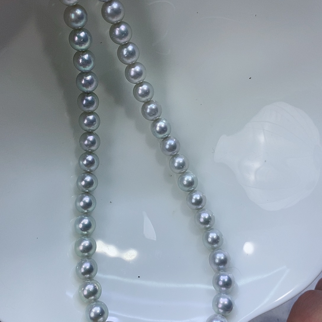 海水珍珠颈饰银S925镶嵌