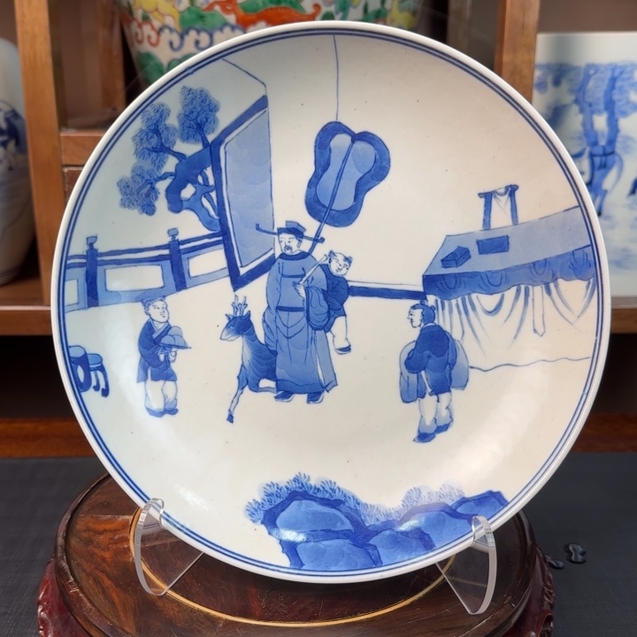 花***居陶瓷0000000003人物故事盘子