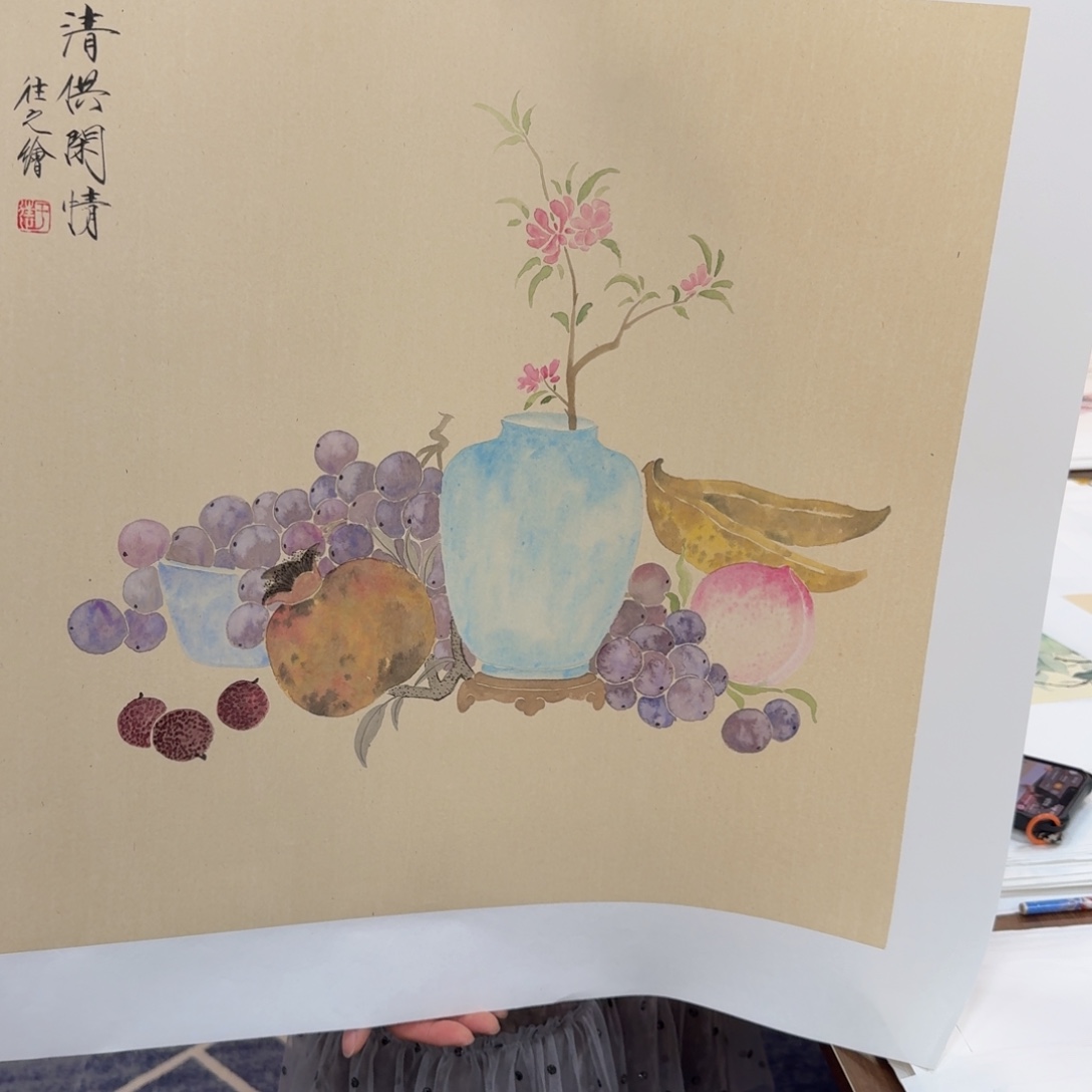 姗****国画国画作品山水花鸟纯手绘