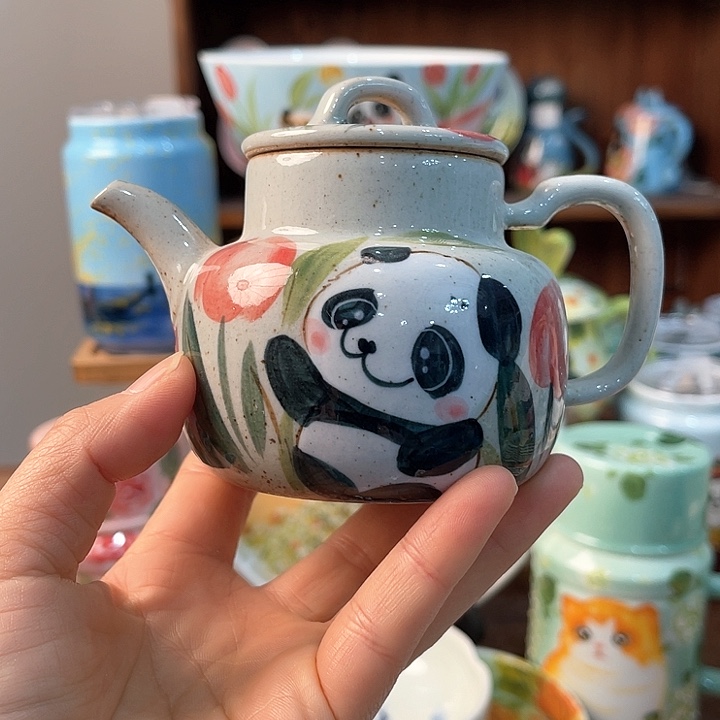 陶景德镇釉下手绘陶瓷 