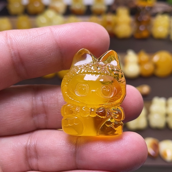 我***花蜜蜡未镶嵌颈饰吊坠