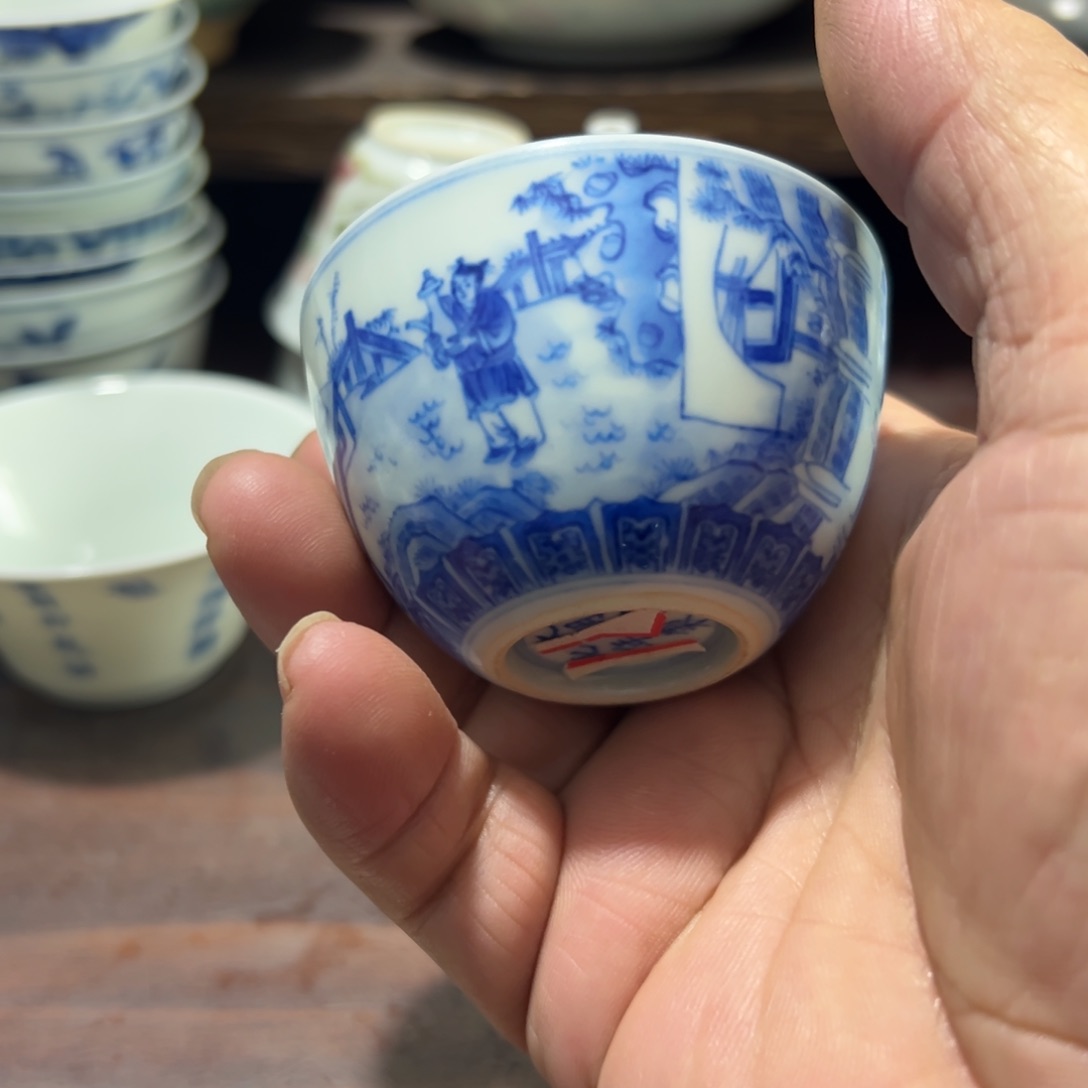 小*青花瓷器茶杯系列茶杯