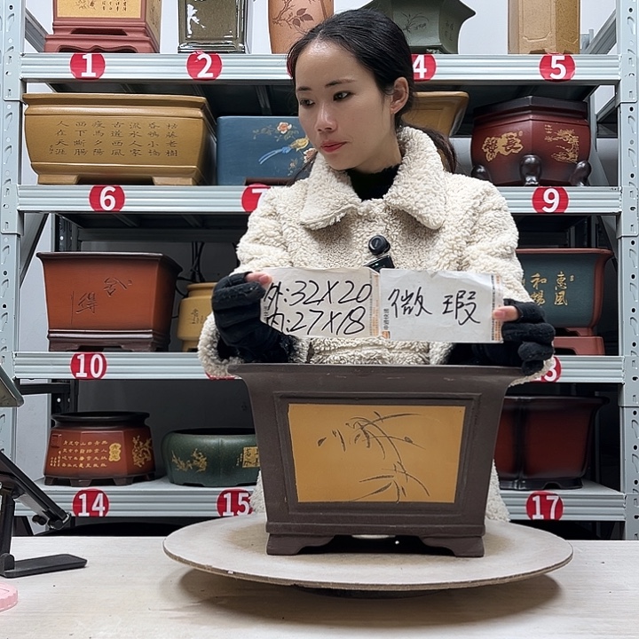 紫砂花盆紫砂花盆