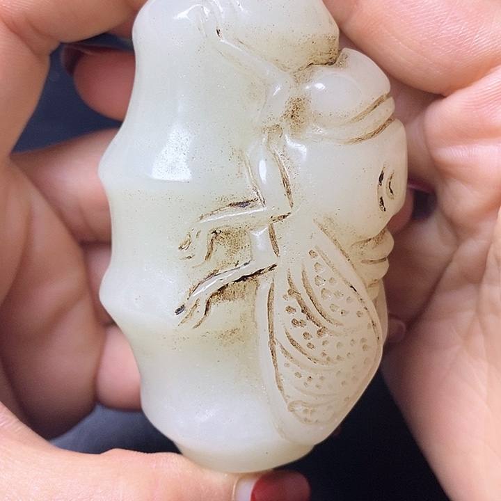 和田玉（糖玉）挂件未镶嵌