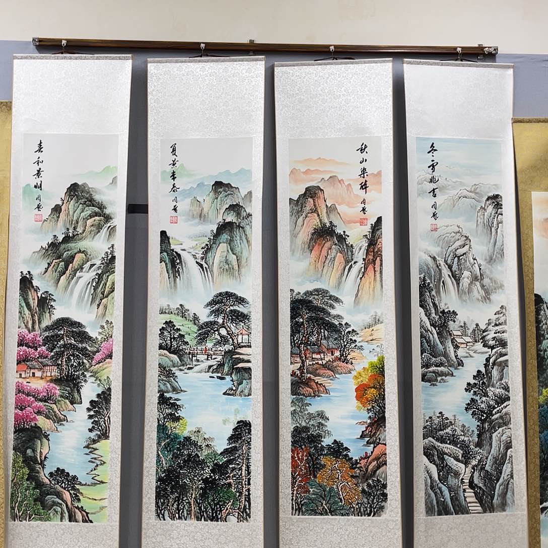 国画w老师手笔手绘作品