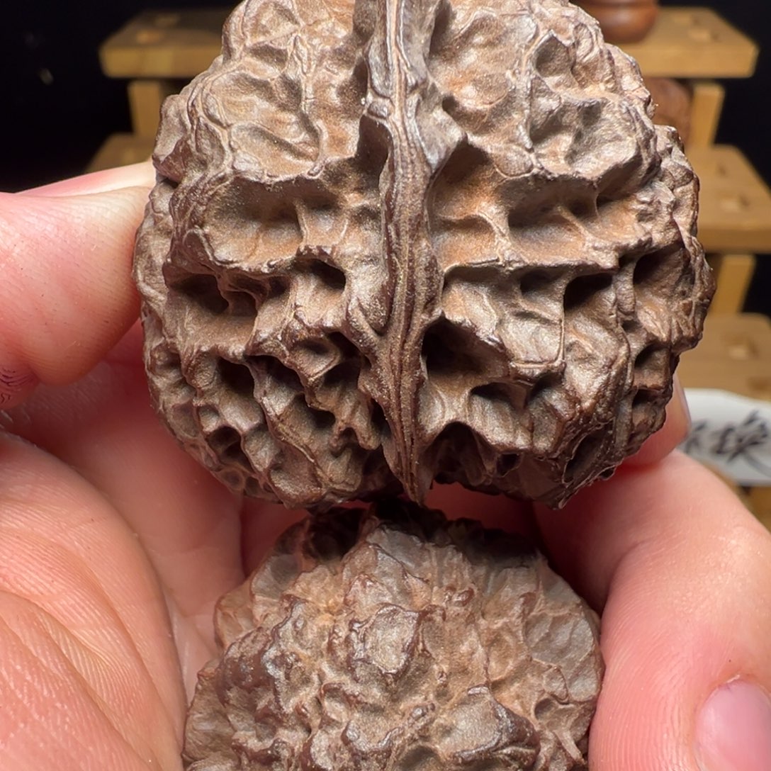 文玩核桃吊坠三星堆43mm