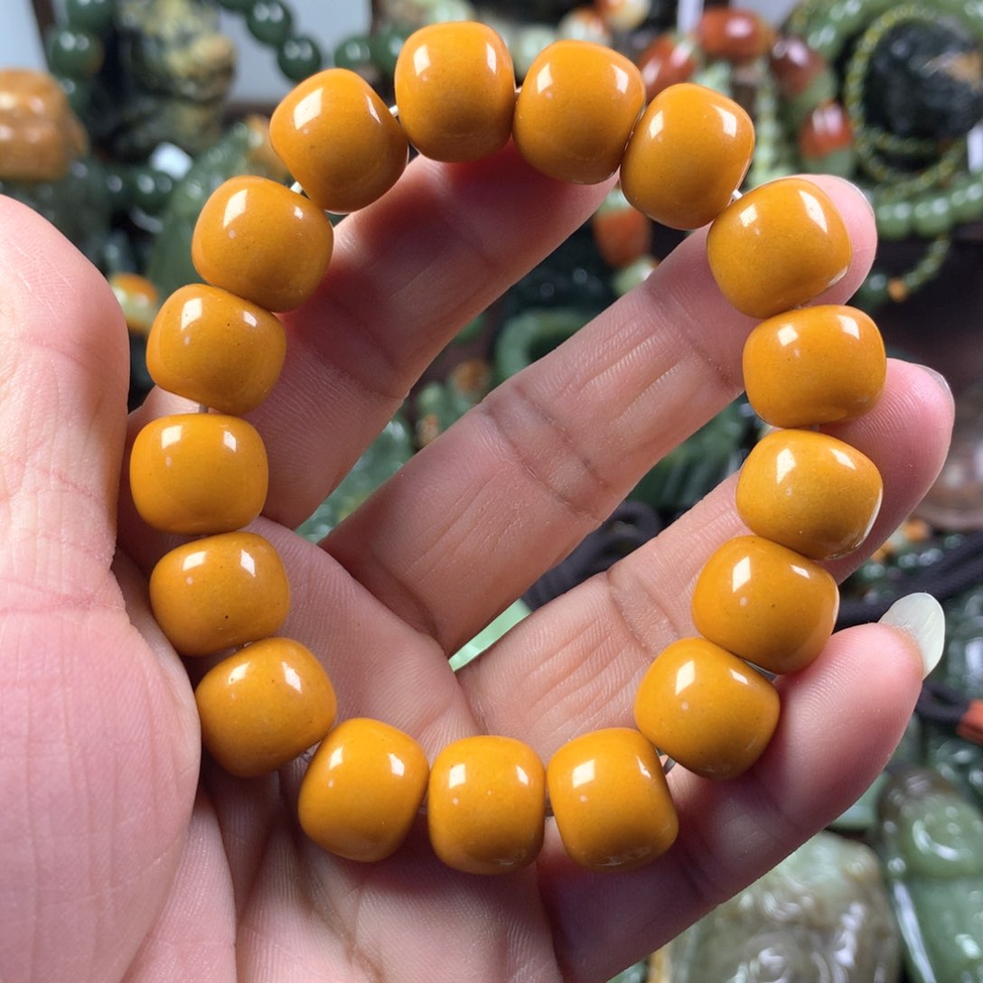 透闪石质玉手链未镶嵌